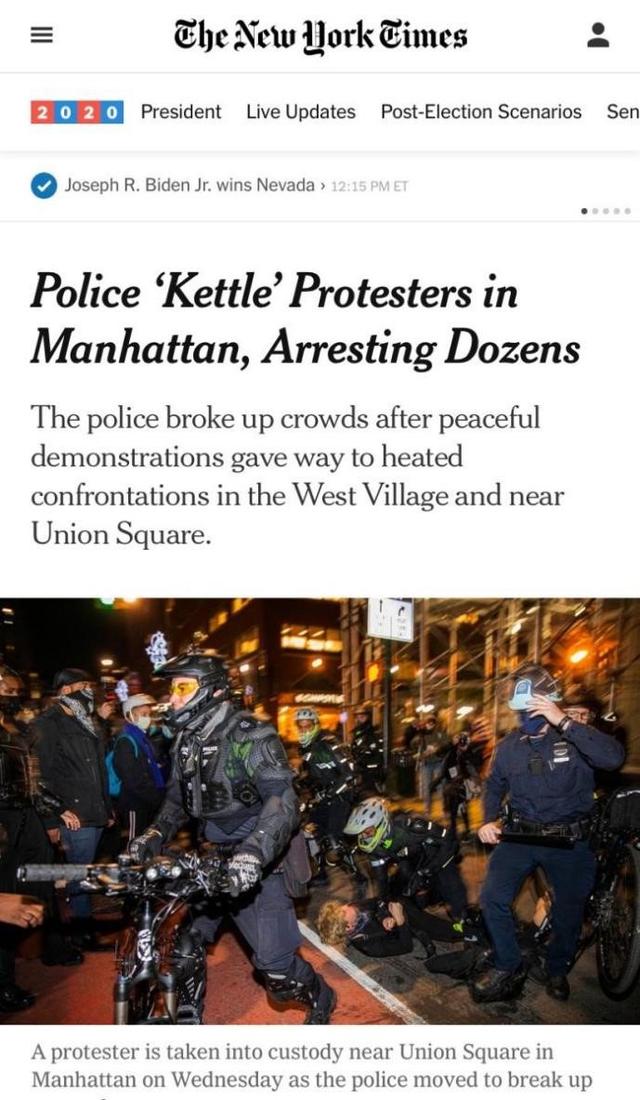 北美观察丨大选后冲突动乱不断 美国社会弥漫焦虑不安