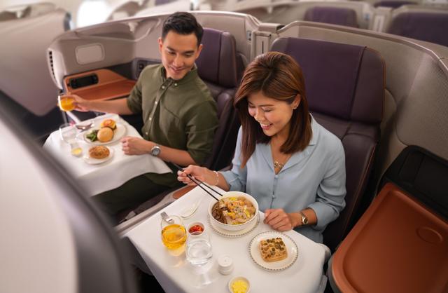 新加坡航空推出全新经济舱餐食理念将在短程航线提供更多主菜选择