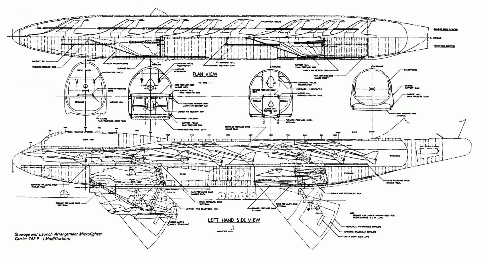 FBI文件揭秘！美国失败的尝试，747“空中航母”概念与设计