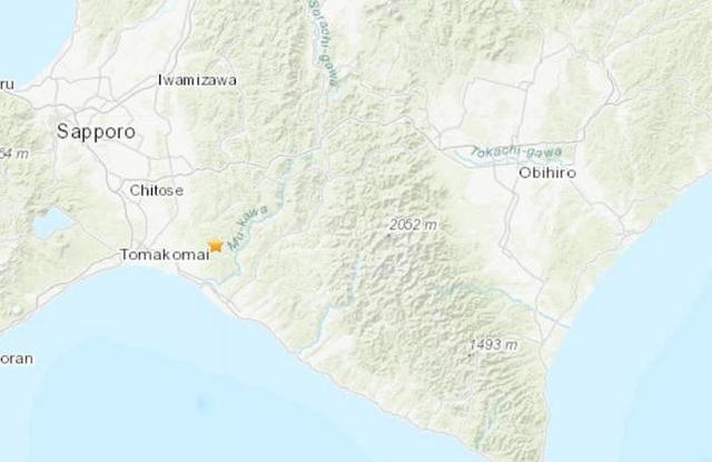 日本北部地区发生5.2级地震 震源深度123.8公里