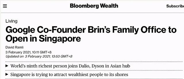 疫情下又一巨富携巨资开启“上坡”之旅，富豪干嘛都来新加坡？