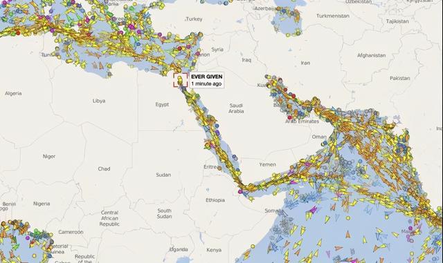 全球關注：蘇伊士運河堵塞一日損失百億，新加坡也要跟著買單