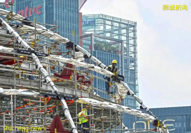 新加坡政府推出13.6亿援助建筑业，建筑、海事与加工业外劳税回扣将延长
