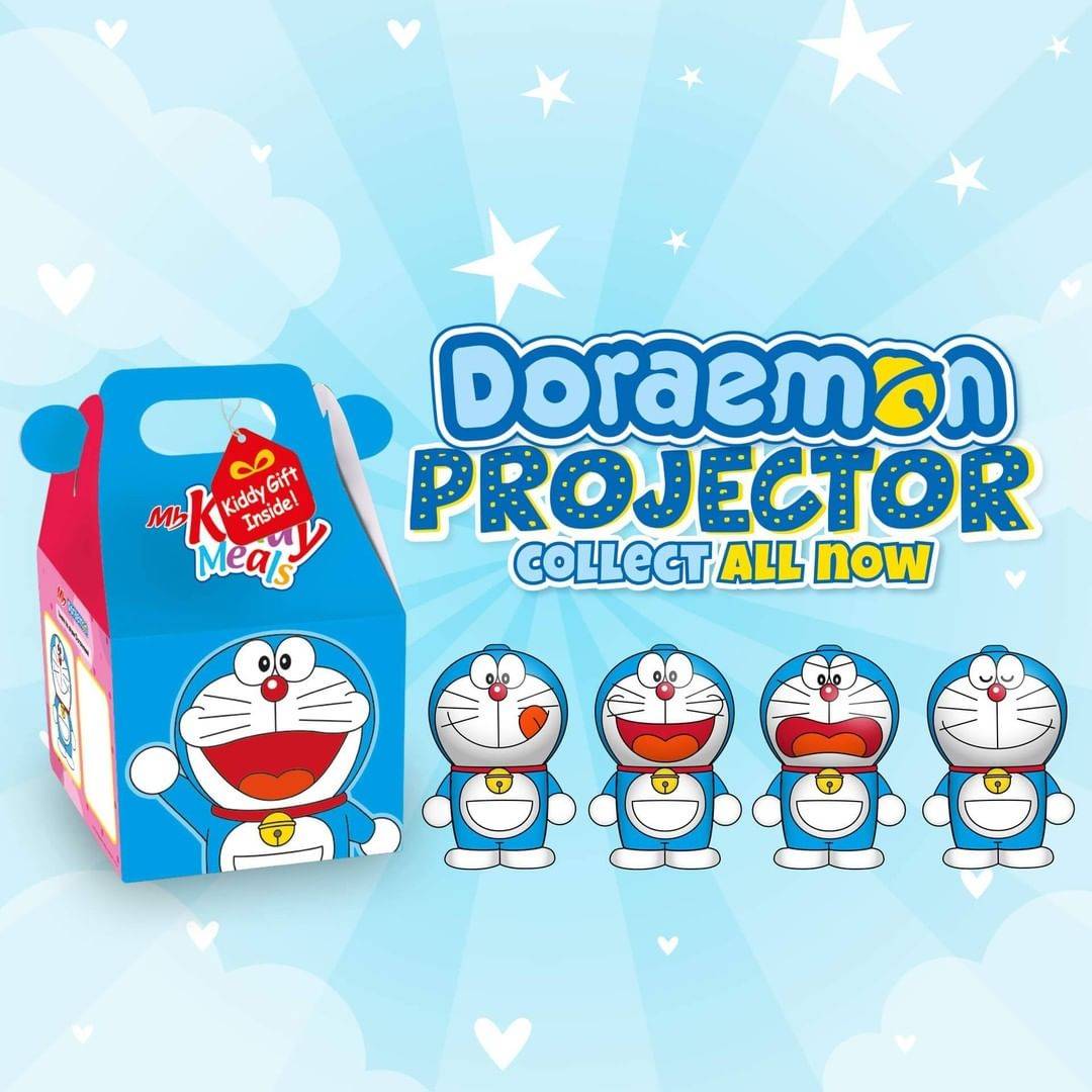 新加坡Marrybrown“哆啦A梦联名商品”惊喜上线📣免费“赠送”模型投影仪、4种设计,售完为止