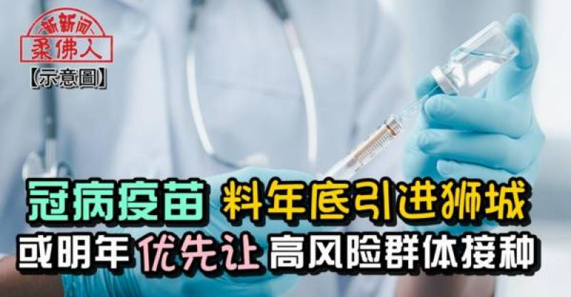 狮城冠病疫苗料年底引进 或明年优先让高风险群体接种