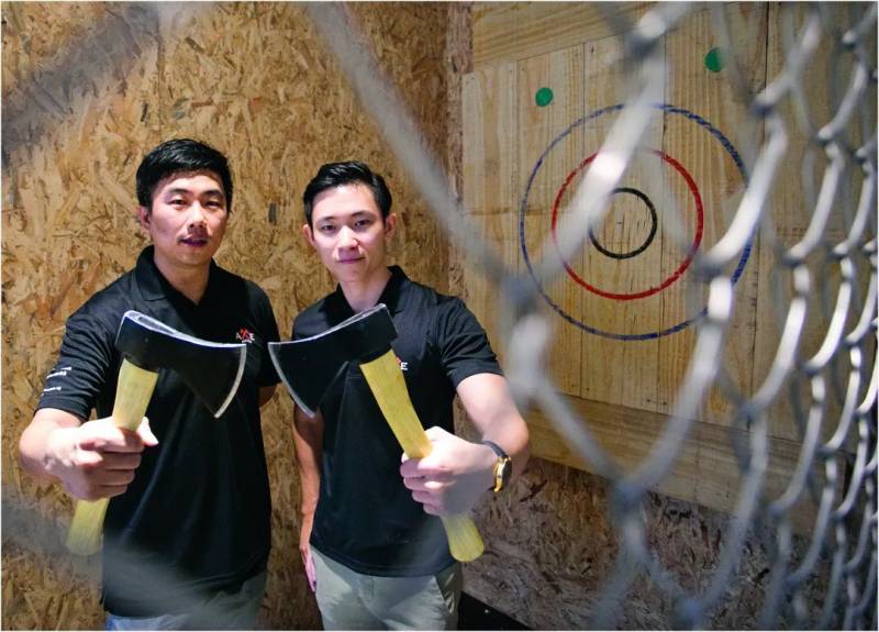 扔斧头、泼颜料：大家一起来发泄