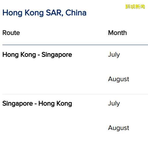 最新！新航/胜安/国航8月航班计划出炉，重大调整抢先看