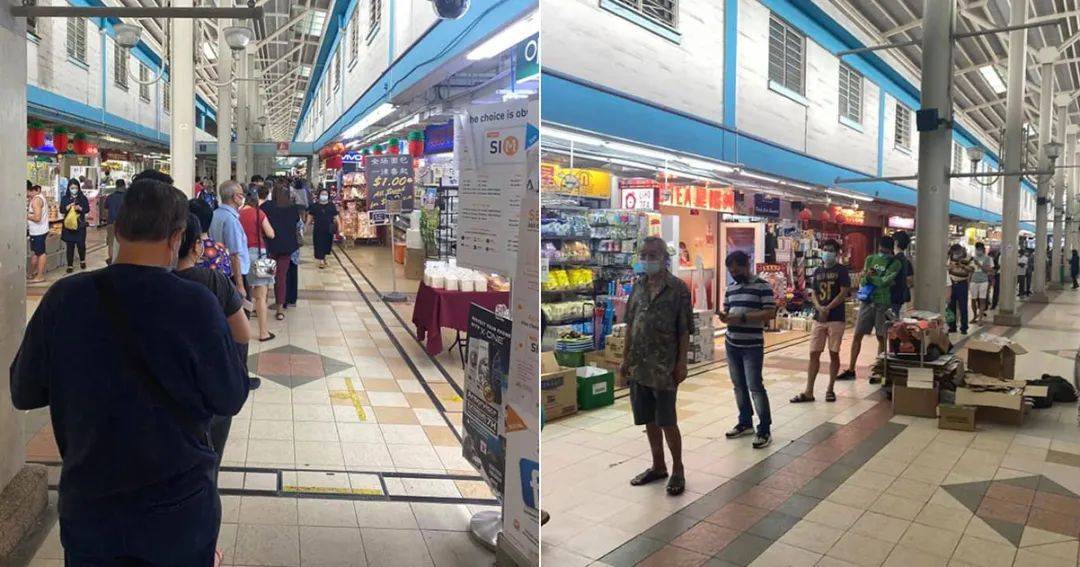 前天!新加坡多个商店大排500米长队,他们瓜分了1000多万新币