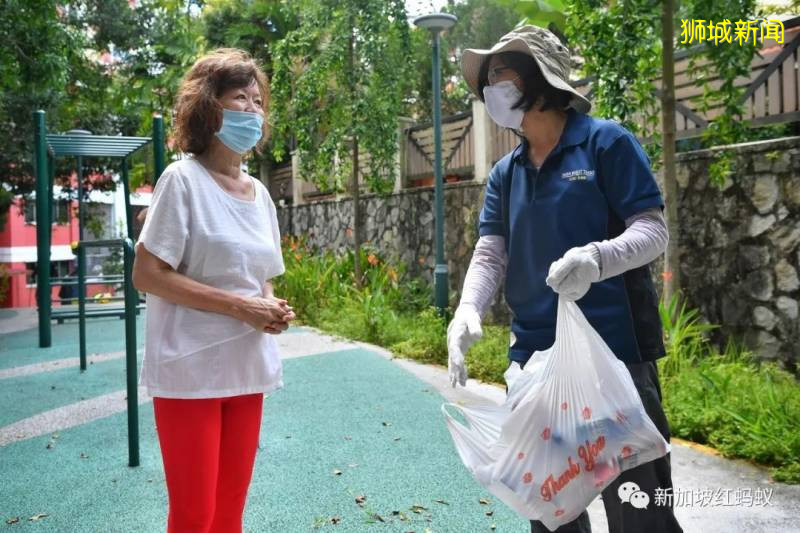 狮城客工牺牲周末休息时间，无偿修剪杂草答谢居民的照顾