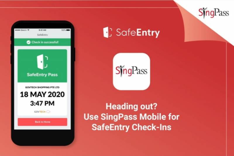 新加坡政府强制以“合力追踪”携手防疫器或应用进行SafeEntry进行登记，逾30万人已领“合力追踪”防疫器