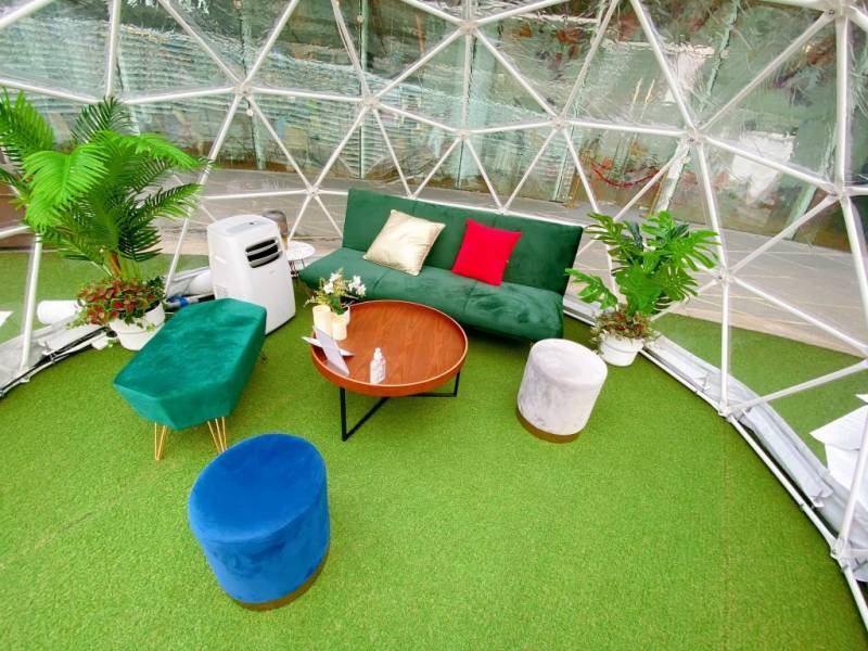 颜控必去🧚🏻♀️ 神仙透明圆顶咖啡屋!十月份限定活动,快闪倒计时 🔔