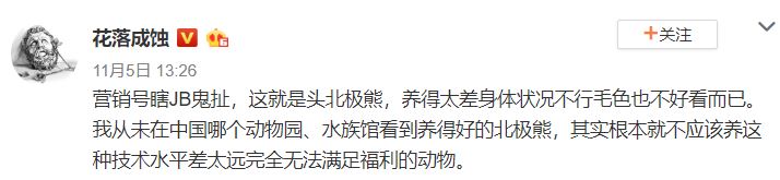 中国南宁海洋馆被指用棕熊假扮北极熊 寒冷中下巴狂颤目光呆滞