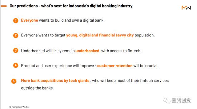 对印尼数字银行的五大预测