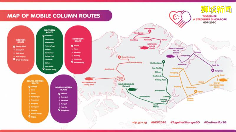 新加坡国庆看战斗机，坦克，跳伞，国旗地图出炉，详细路线，一文看懂