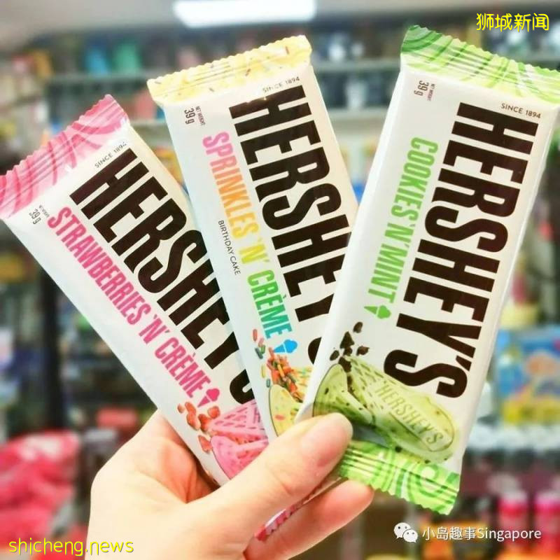 Hershey’s冰激凌口味巧克力来了！自带buff冰凉口感，完美还原冰激凌口感