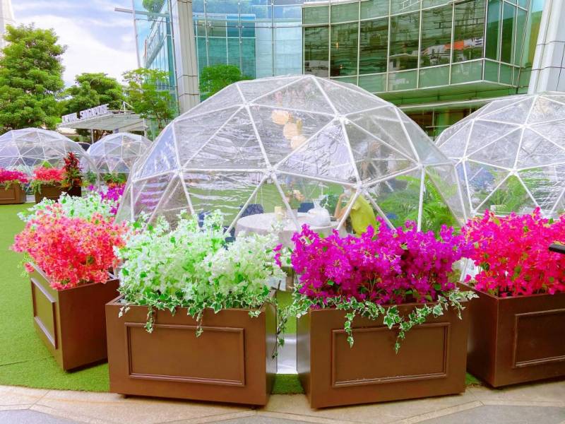 颜控必去🧚🏻♀️ 神仙透明圆顶咖啡屋!十月份限定活动,快闪倒计时 🔔