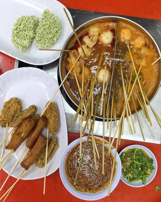 大马风味沙爹Lok Lok，一支S$0.80 ！Malaysian Local Delights 开至凌晨2点，深夜觅食好去处