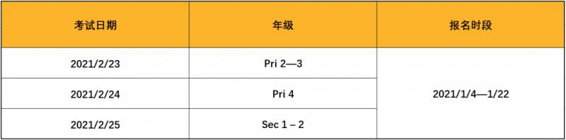 新加坡留学 2021年新加坡S AEIS考试时间安排确定