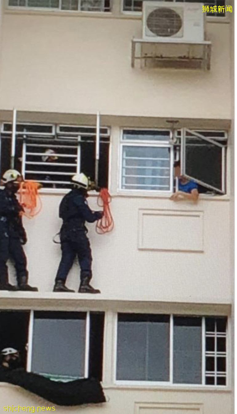 妇女闹跳楼 民众忘疫情 群聚围观