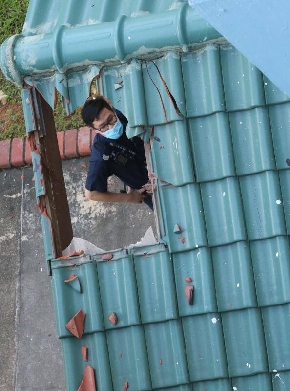 疑情海翻波　青年6楼坠下大命不死