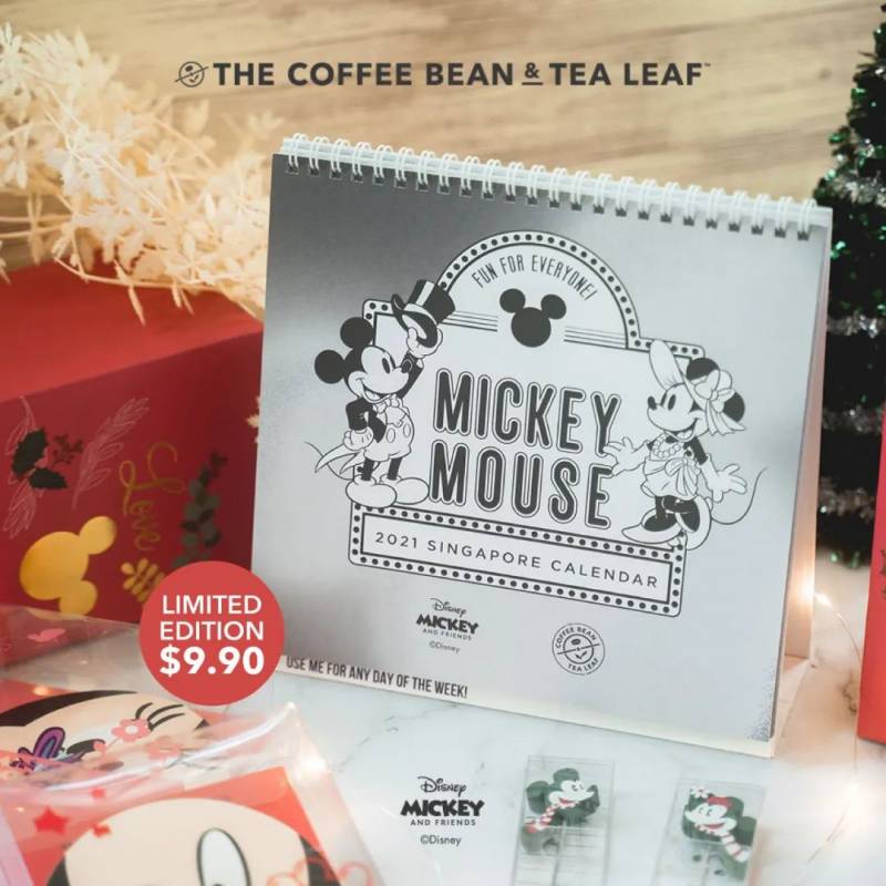 Coffee Bean S'pore推出米奇米妮圣诞限量新品