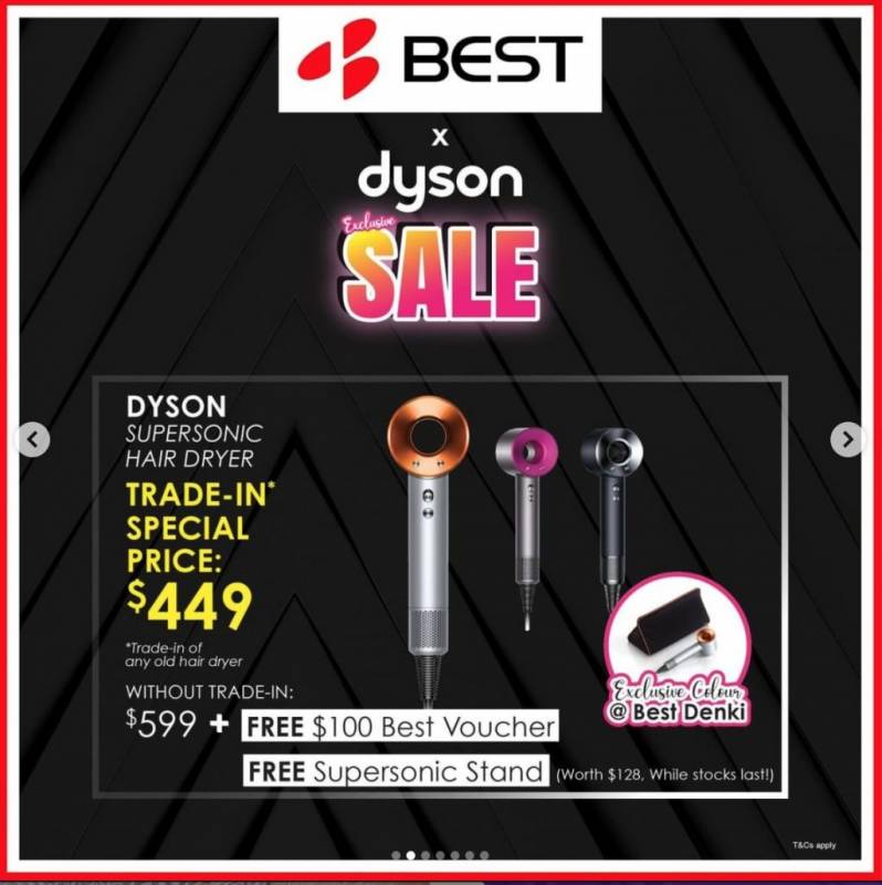 一年一度的Dyson×Best Denki大促来咯！低至5折！吸尘器，吹风机，卷发棒全参与
