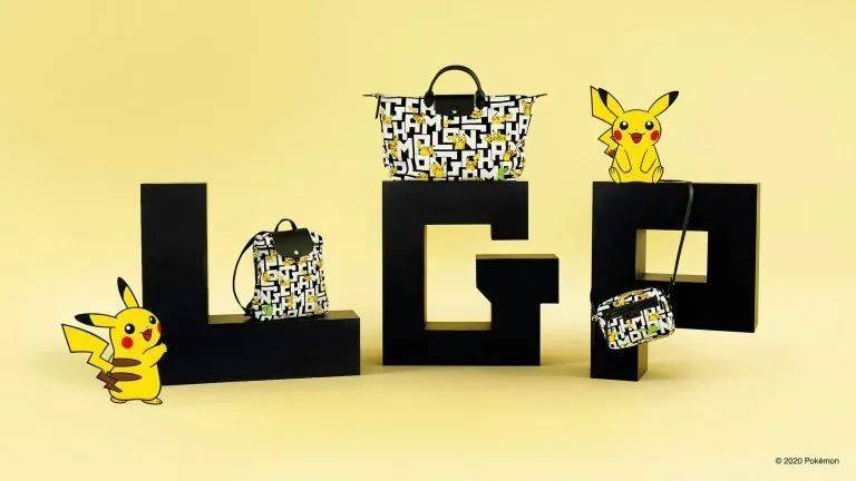 Longchamp x Pokémon系列13日开卖！皮卡丘饺子包，你爱了吗