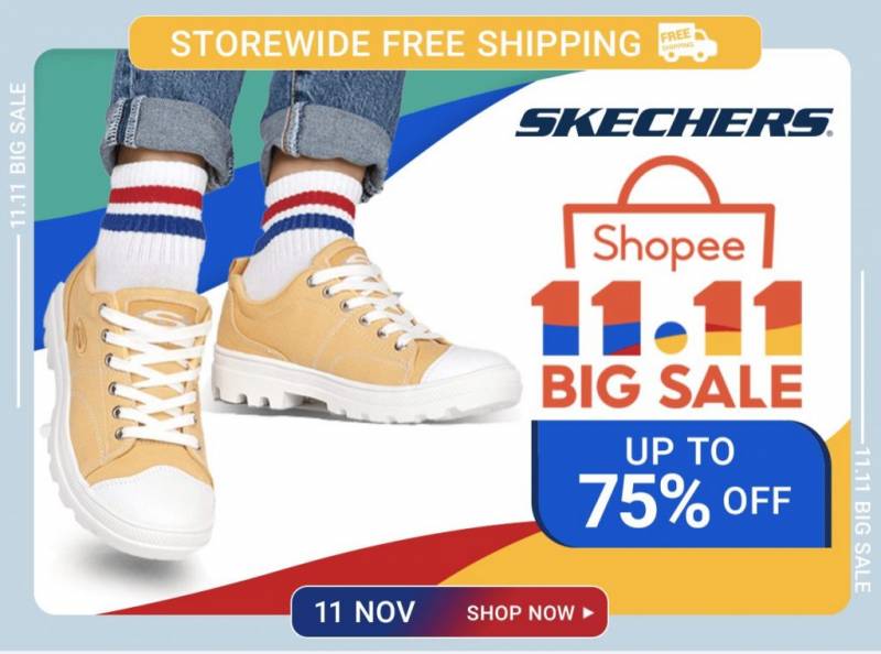 Skechers 11月特卖场💰 精选商品仅售S$1！全岛分店均可用优惠价，购入第二件商品