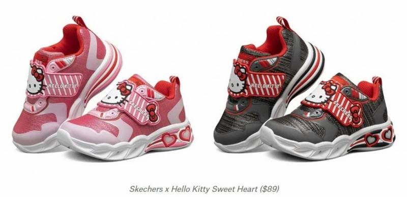 前方高萌预警！Skechers x Hello Kitty超可爱联名款来啦！！LAZADA已经开售，线下门店10月5日发售