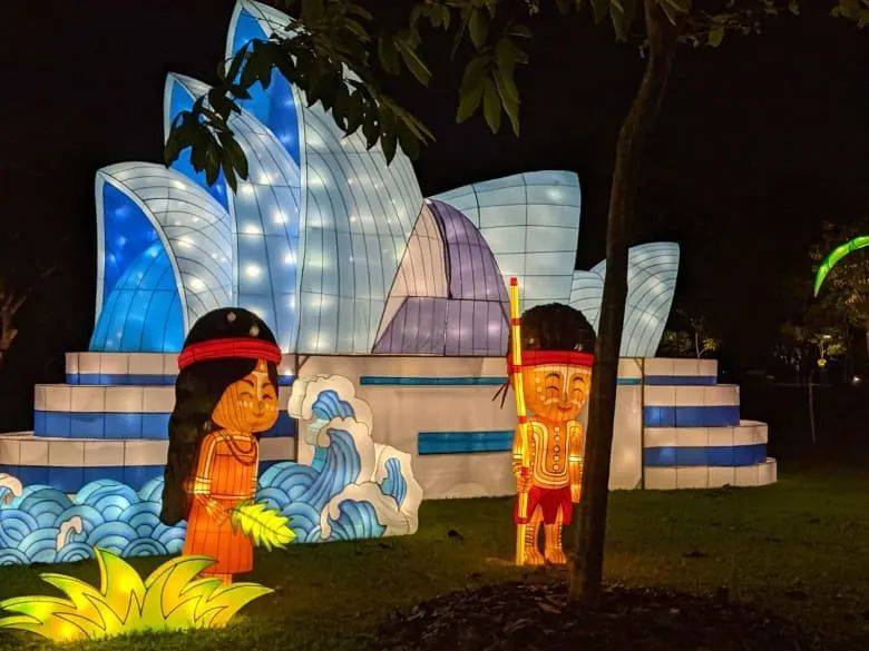 28组彩灯照亮裕廊湖花园！去新加坡世界名胜走走，期许疫情“明天会更好”