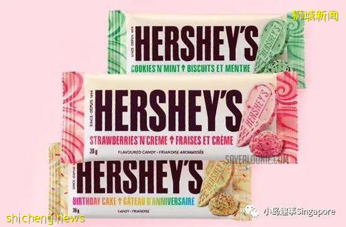 Hershey’s冰激凌口味巧克力来了！自带buff冰凉口感，完美还原冰激凌口感