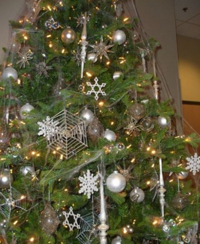 Spider web on Chistmas trees.png