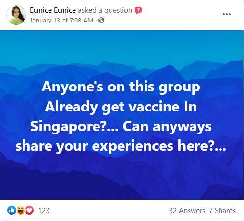 马劳分享新加坡接受疫苗经验！盼新马政府能给与这些人”通勤”便利