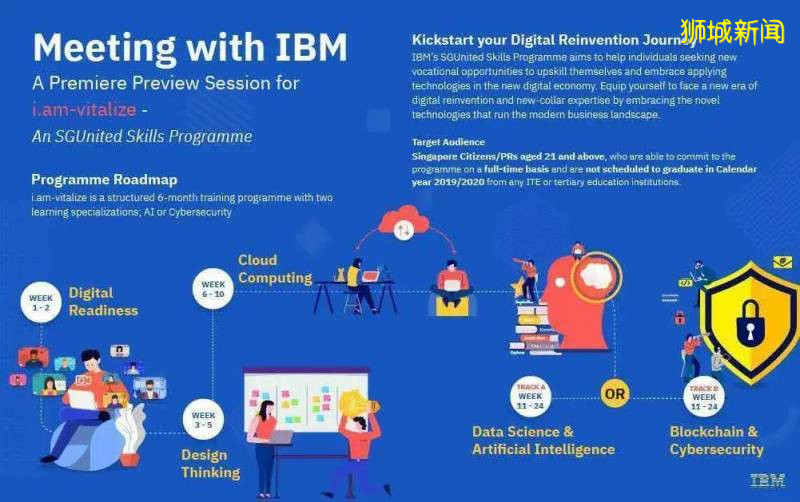 IBM新加坡推出就业培训计划，提供每月1500新币津贴，长达6个月