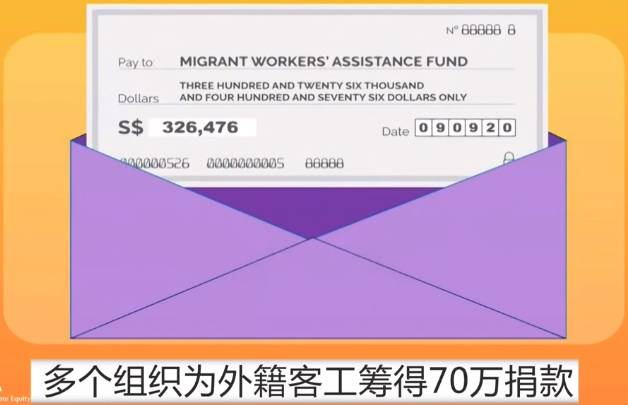 本地多个组织为外籍客工筹得70万捐款