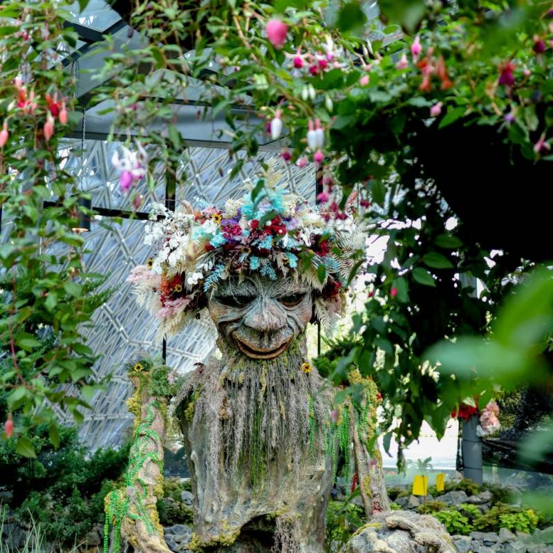 欢迎光临花花世界！Gardens by the Bay全新五米高花卉雕塑、梦幻又震撼，奇幻乐园即日起重新开放