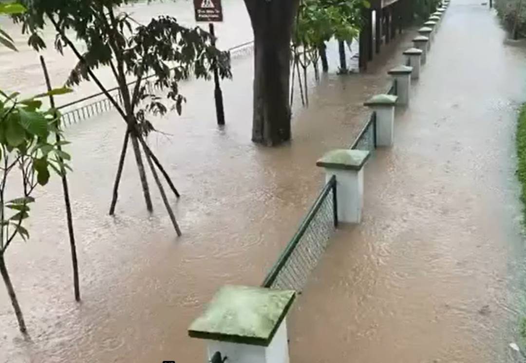 昨天！新加坡遭40年来最强暴雨袭击，全岛多处被洪水淹没，驾车犹如水中行船