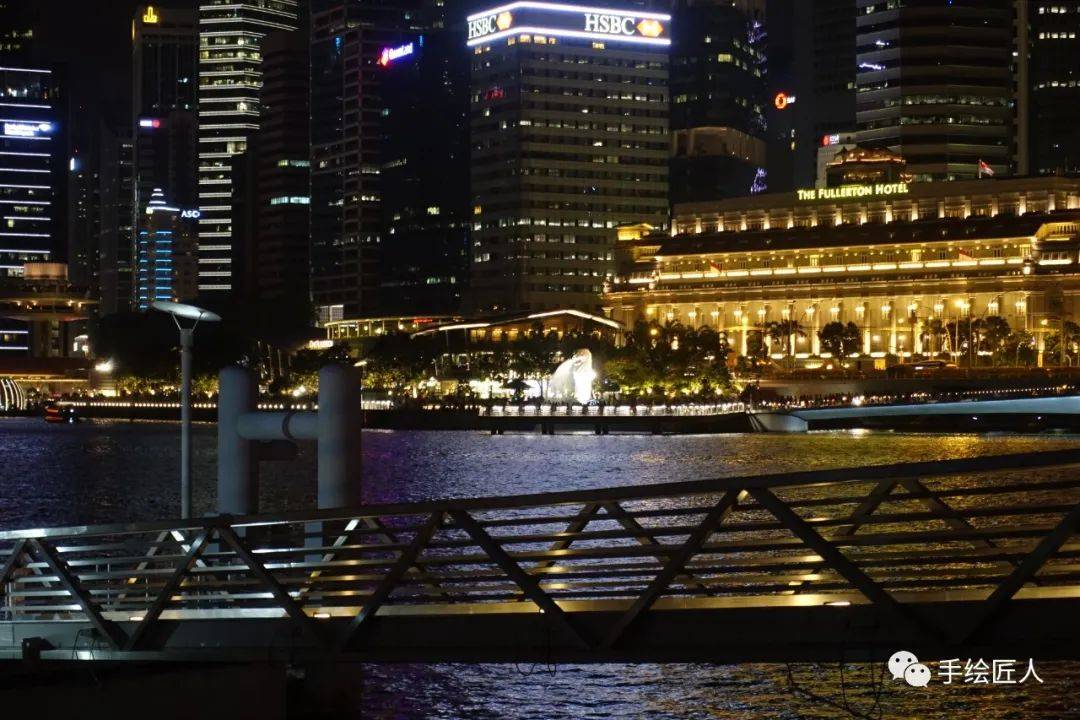 手绘新加坡全景