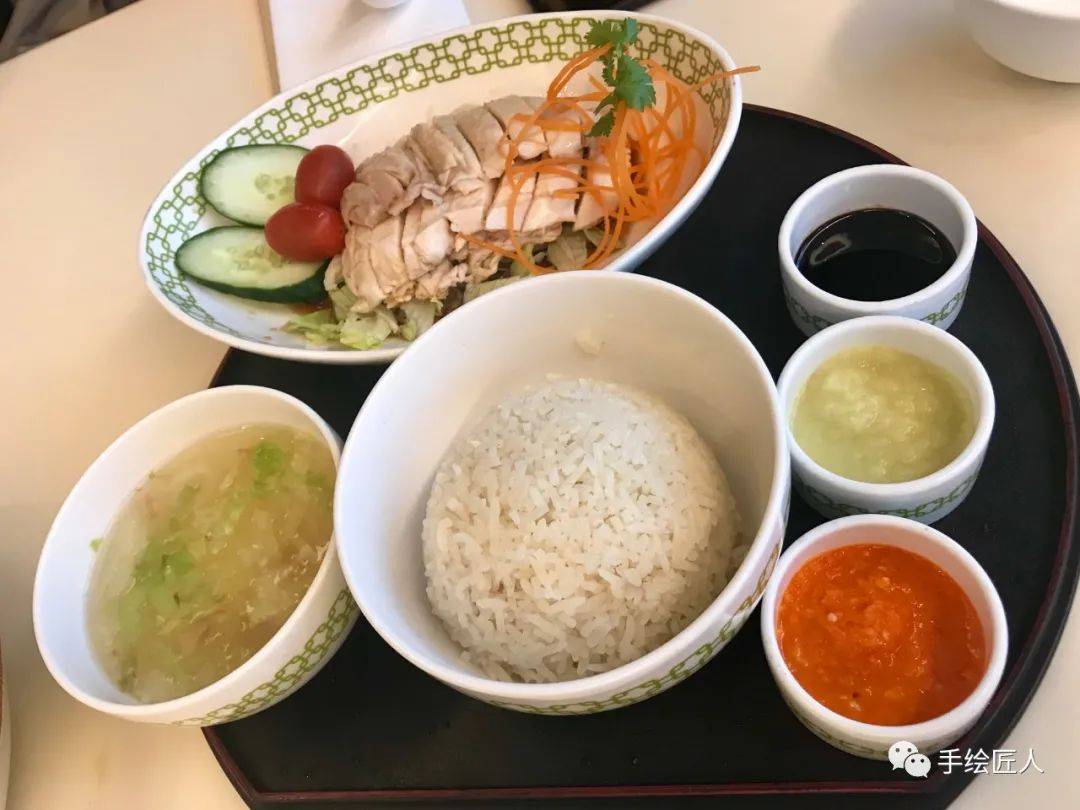 手绘新加坡全景