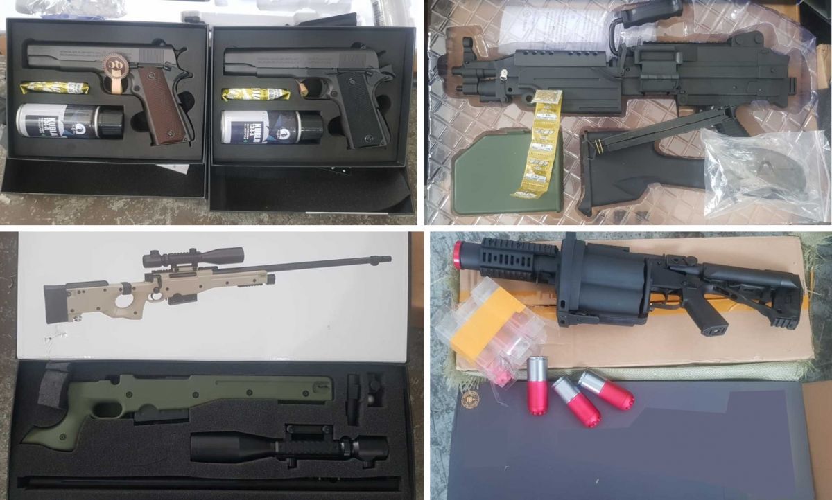 企图以玩具之名托运走私枪械复制品 移民局法眼识破