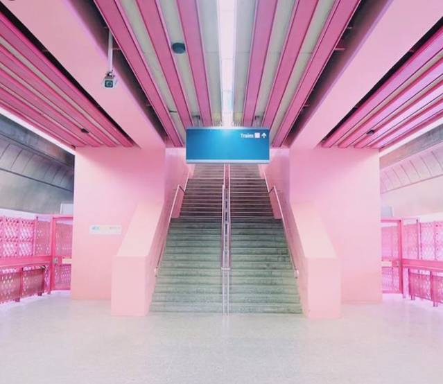 一大波美图来袭~新加坡最美地铁站