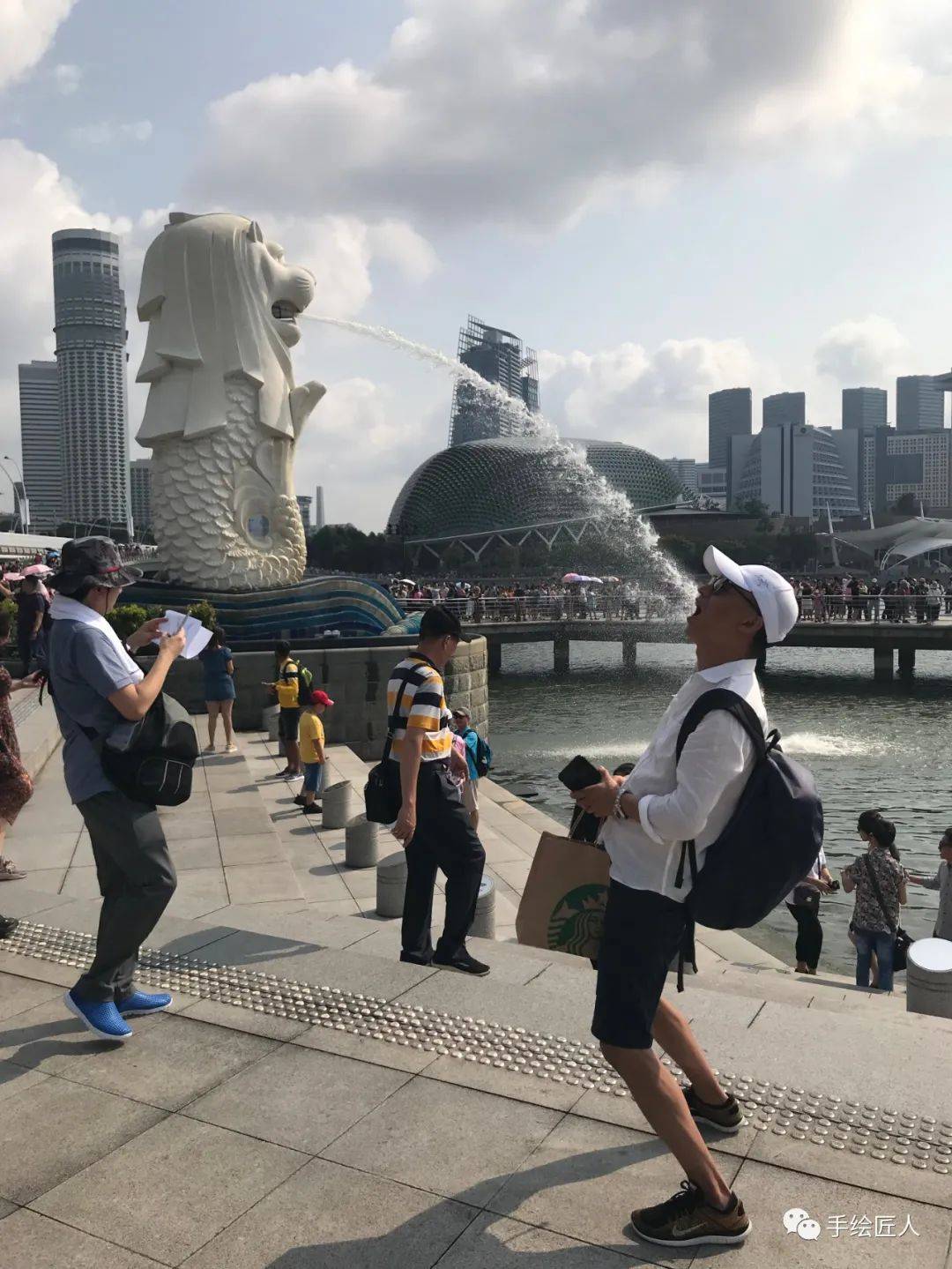 手绘新加坡全景