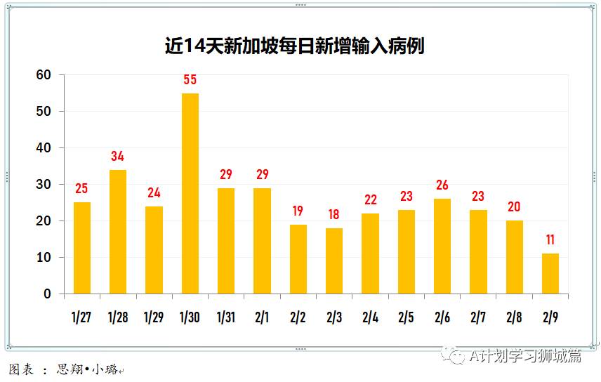 2月10日，新加坡疫情：新增15起，其中，宿舍客工1起，输入14起；因疫情变化，新加坡调整入境措施