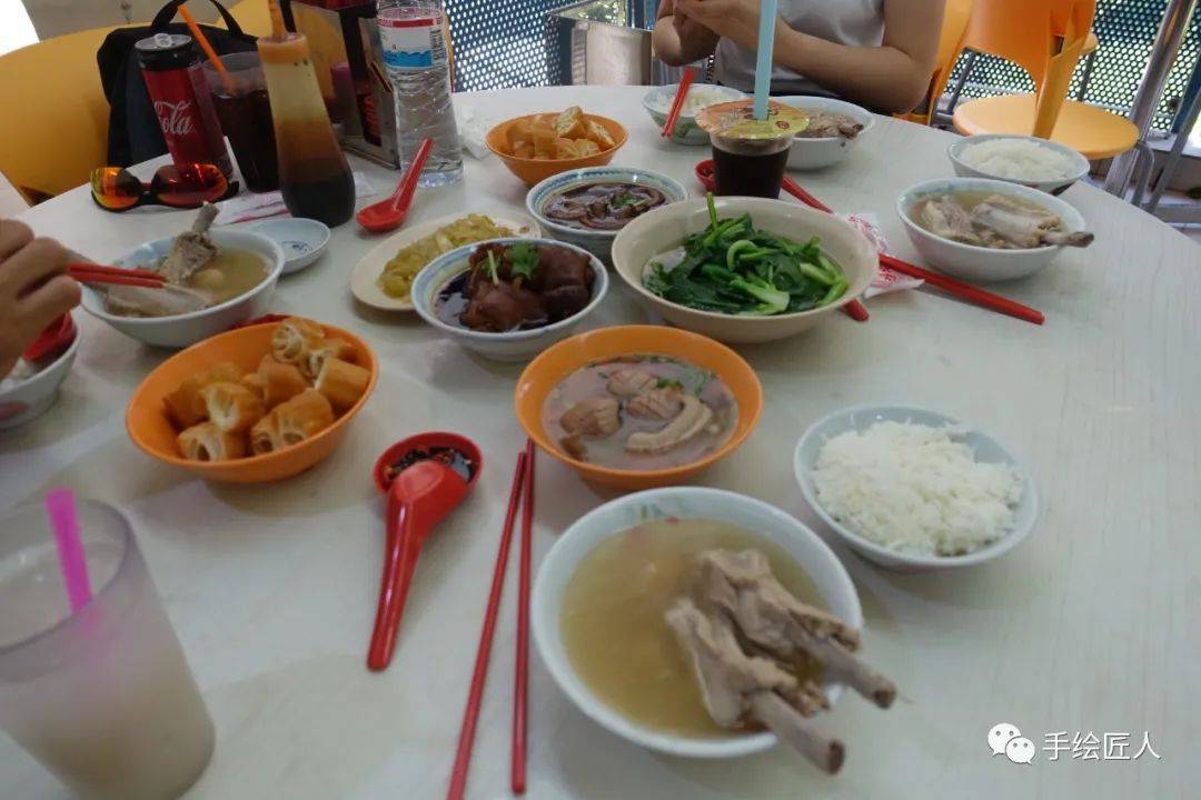 手绘新加坡全景