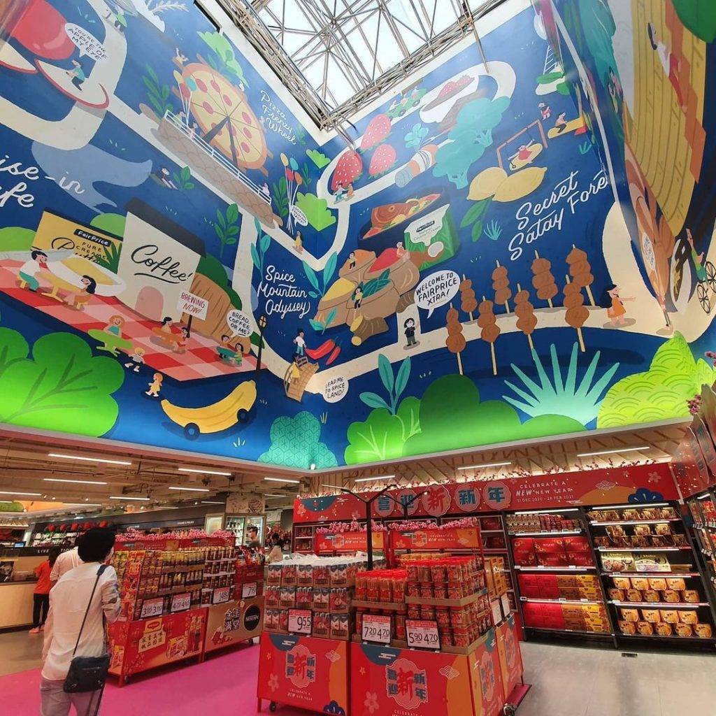 新加坡首间鸡尾酒吧超市🍷FairPrice Xtra Parkway Parade开张啦🎉附设用餐区、超多美食投喂你