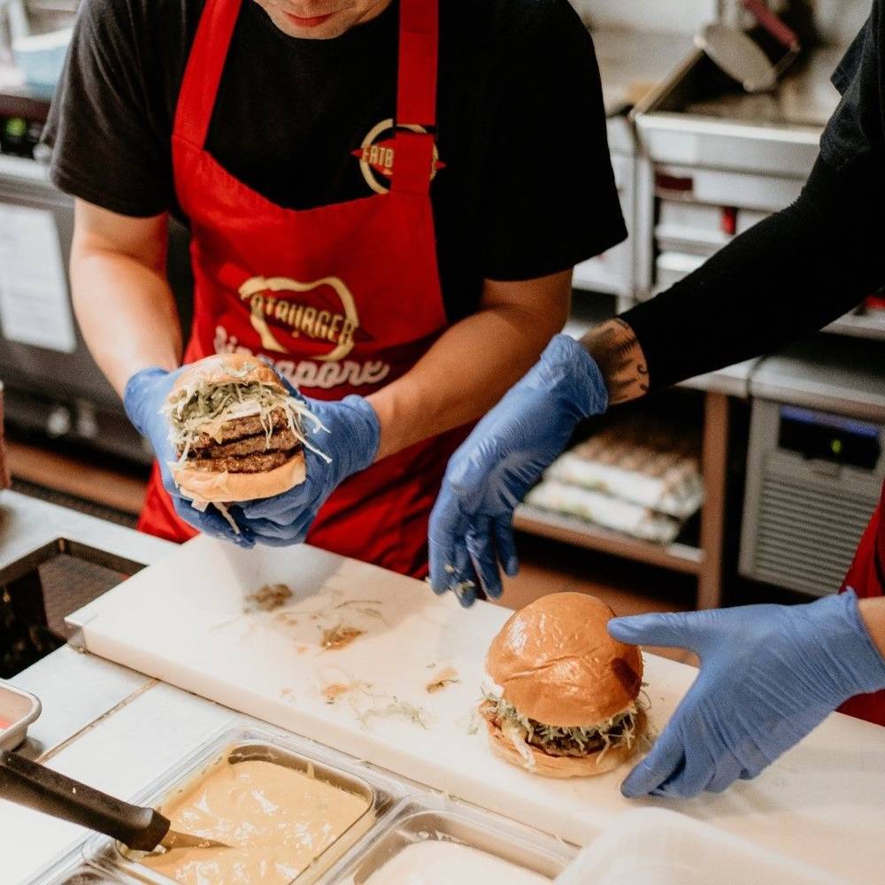 明星都爱吃的美式汉堡 吃了也不会胖