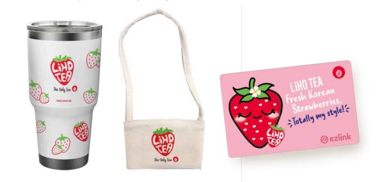 LiHO TEA推出草莓饮品，只供应到3月，错过等一年