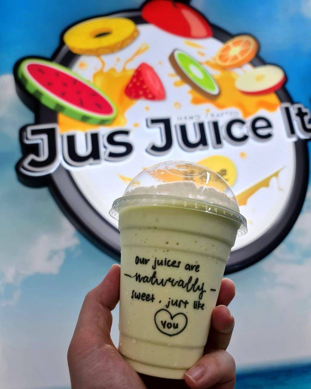 好喝又不胖！创新概念果汁店“Jus Juice It！”鲜榨果汁+新鲜水果做Topping🤤 清爽+健康太犯规啦