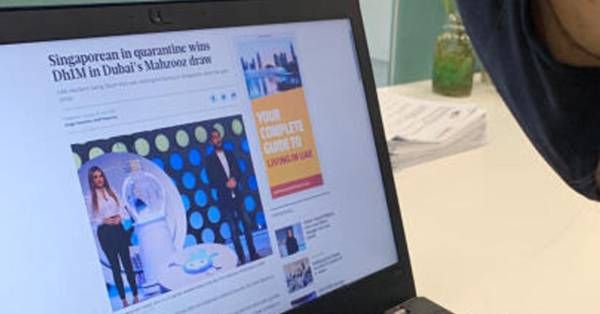 返新隔离 网购迪拜彩票 狮城男喜赢百万奖金