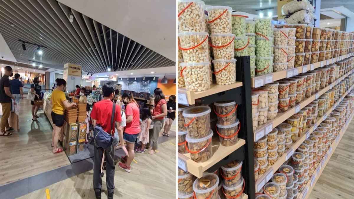 Northpoint City新开业的小吃店, 专卖“古早味”饼干还有小吃